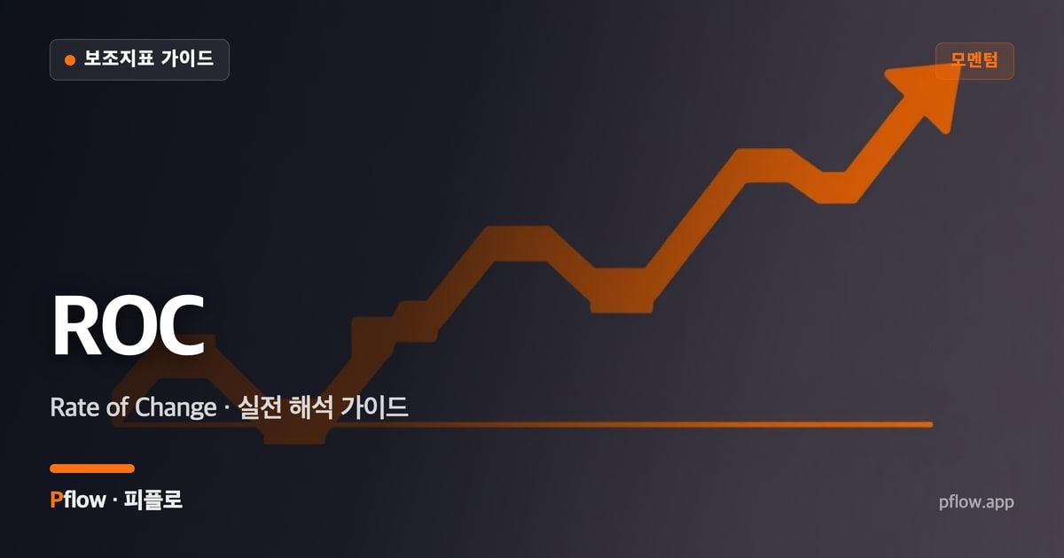 ROC(가격변화율)(Rate of Change) 보는법 — 모멘텀 지표 가이드